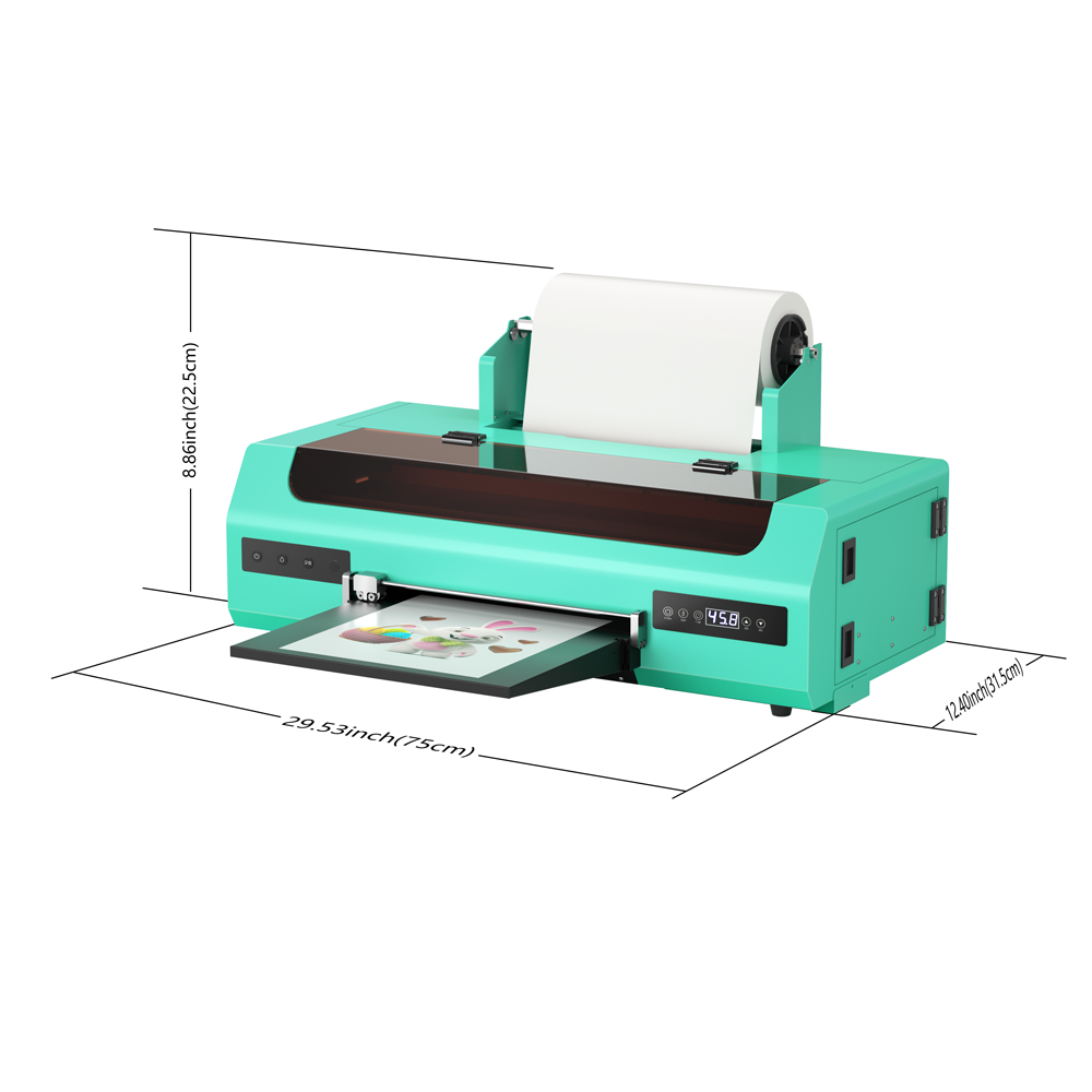 A3 DTF Printer Bundle 33CM Roll Film DTF Printer for Tshirt Hoodie Directly  Transfer Film DTF Printer A3 Tshirt Printing Machine