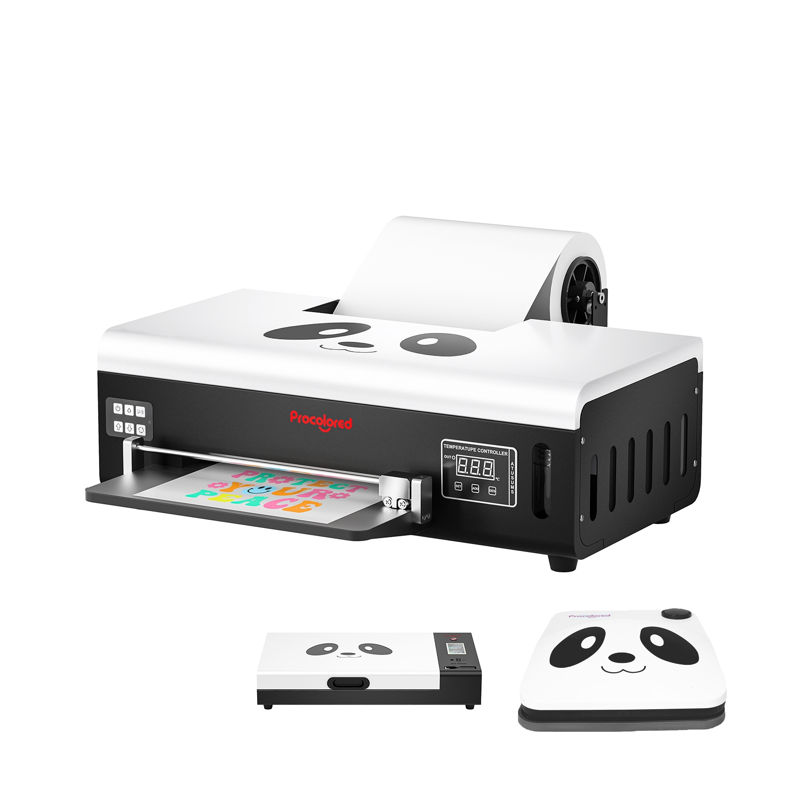 Procolored F8 Panda DTF Printer 8.2" A4 L800 & Complete Bundle