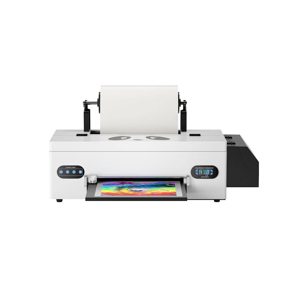  Impresora de película en rollo A3 DTF Transferencia directa  Impresora de película de transferencia de calor Máquina de impresión textil  para camisetas/sudaderas/Jeans/Zapatos/Sombreros/Bolsas de lona (paquete 1)  : Arte y Manualidades