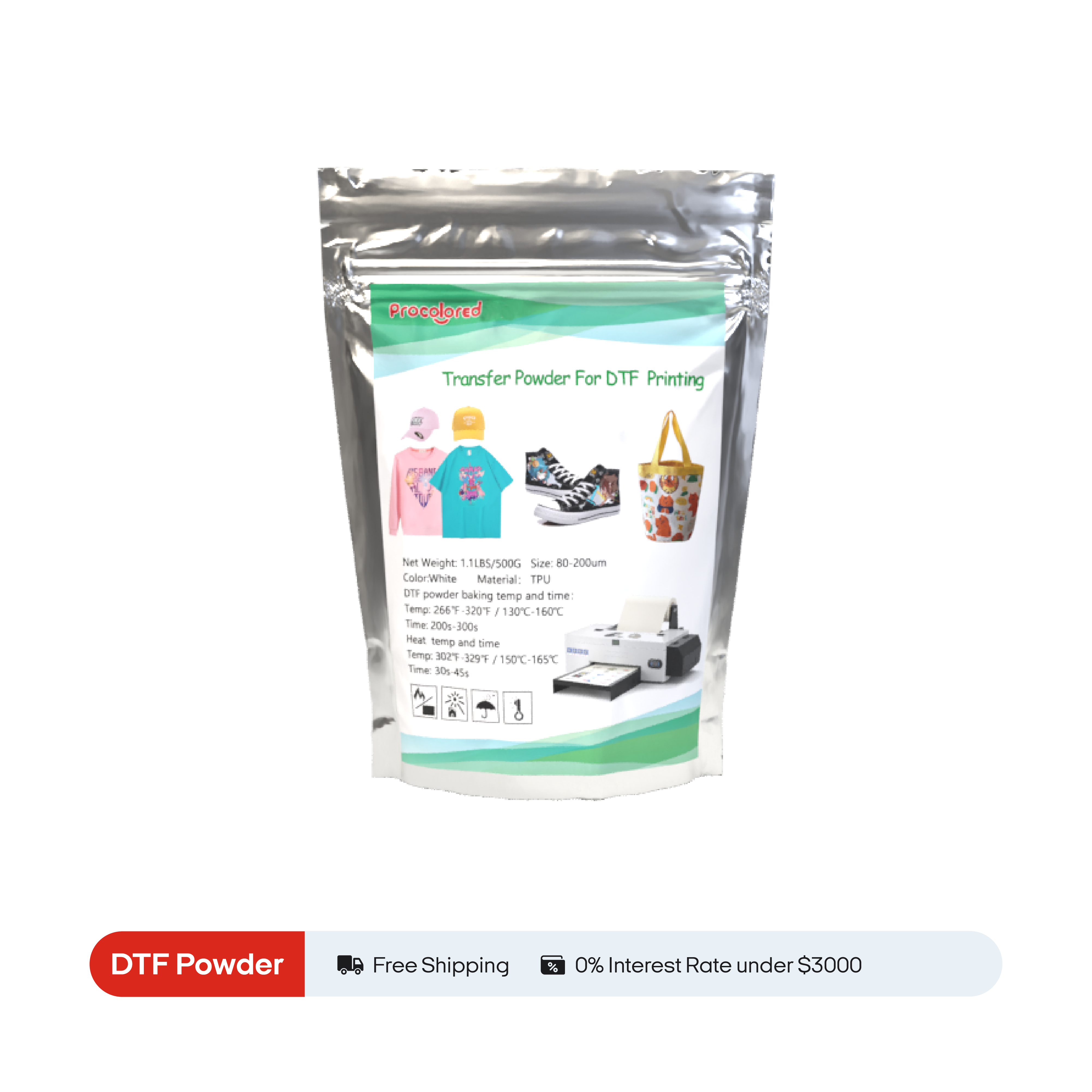 Procolored  Direct to Transfer Film Powder