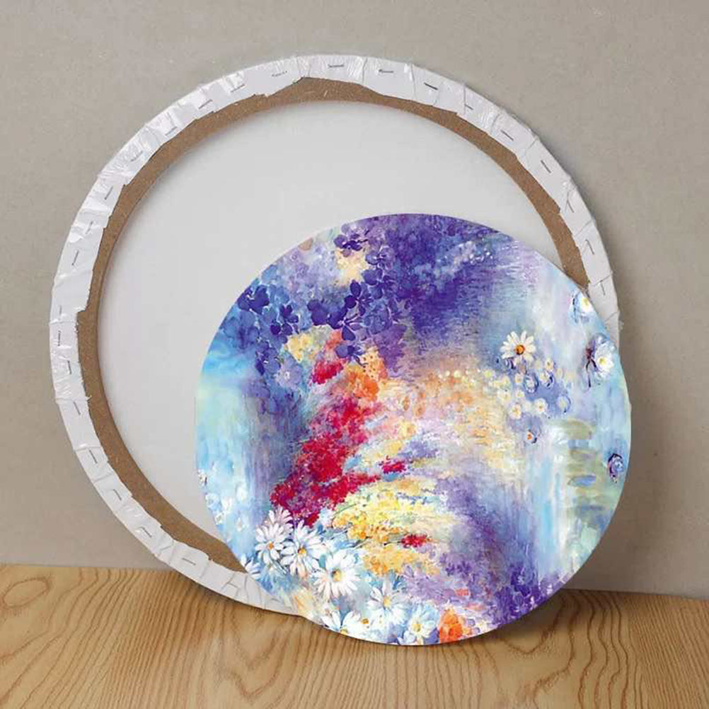 Blank Cotton Painting Round Canvas Panels