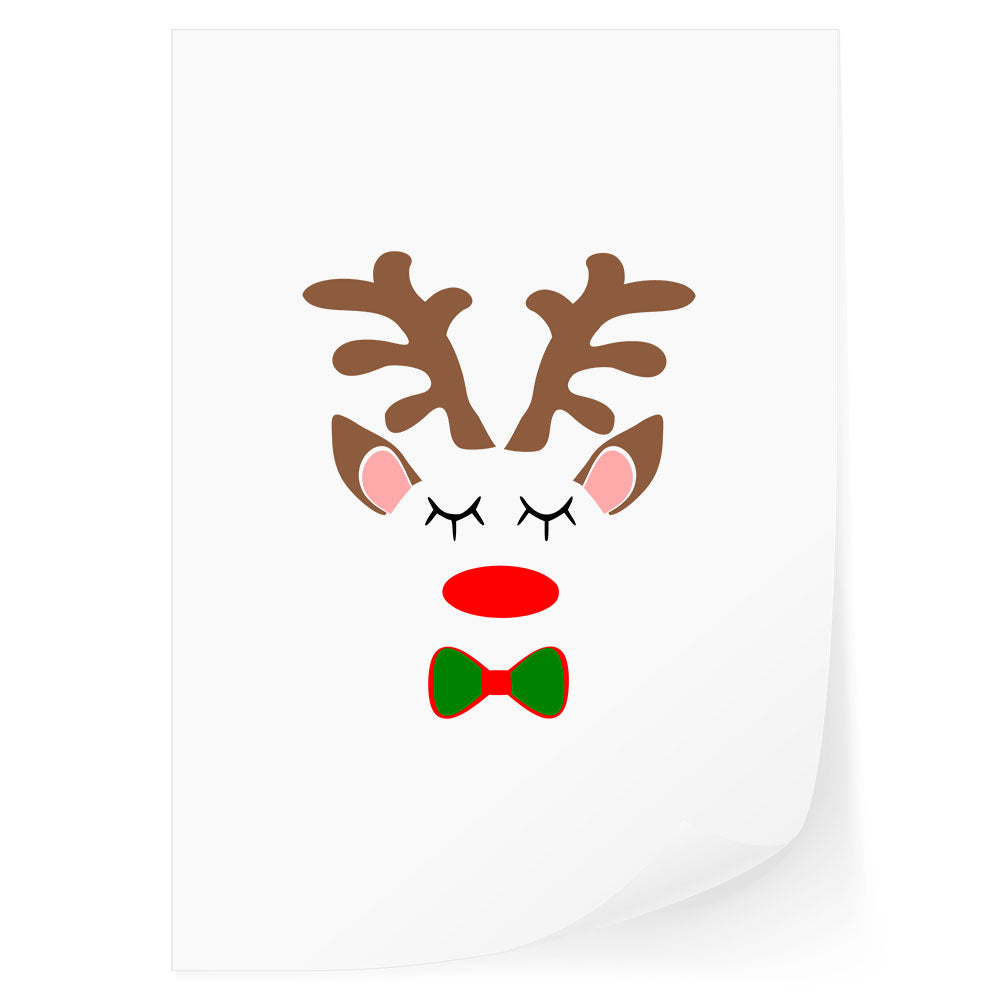 Kids Christams Reindeer DTF Transfer