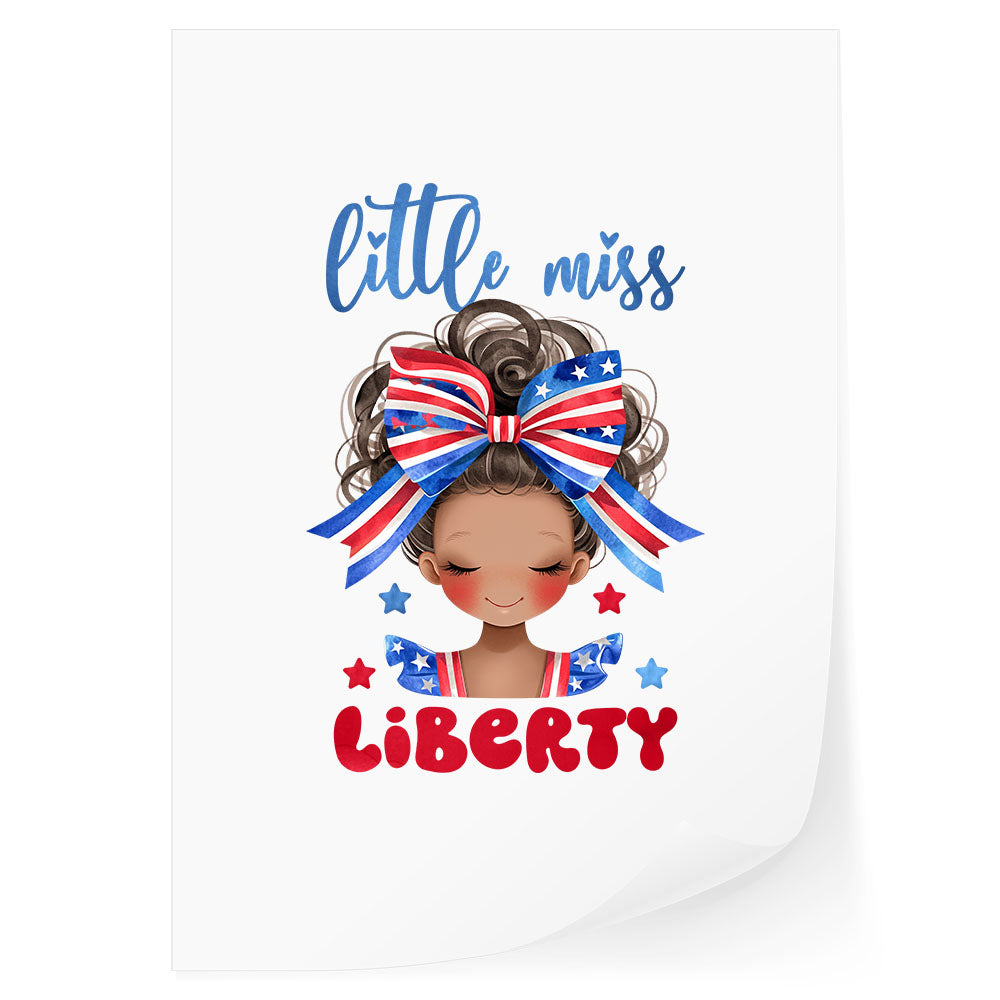 Coquette Little Miss Liberty DTF Transfer