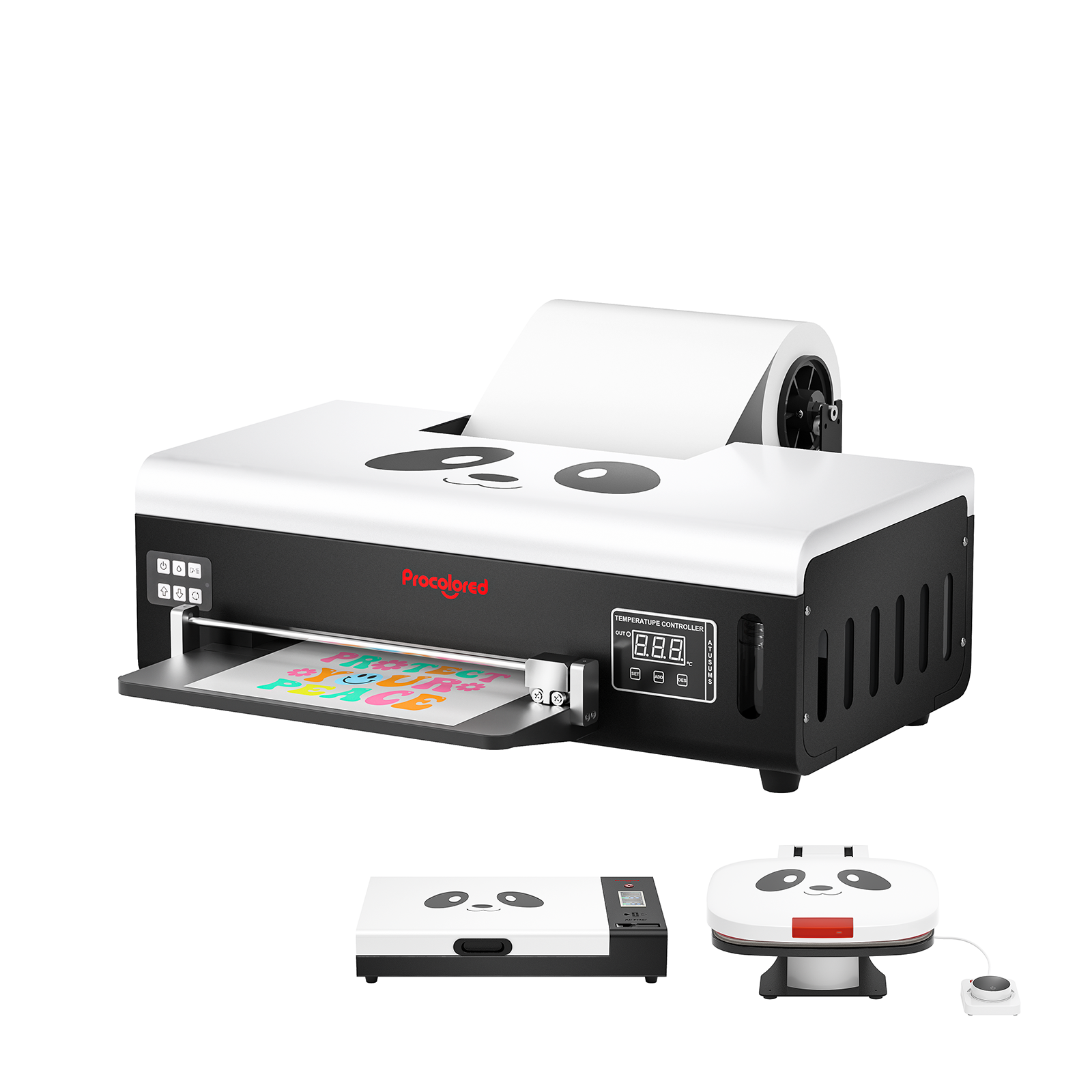 Procolored F8 Panda DTF Printer 8.2" A4 L800 & Complete Bundle