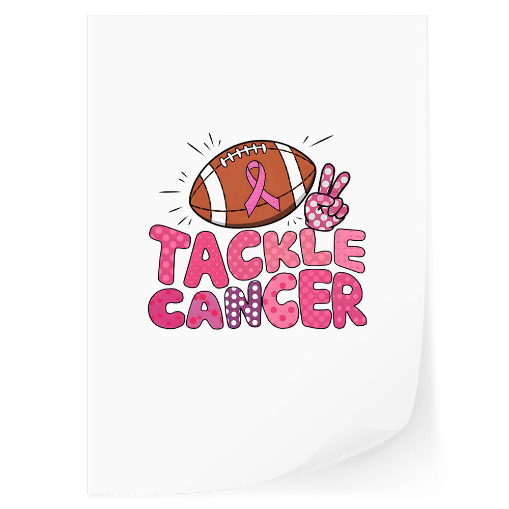 Tackle Cancer DTF Transfer